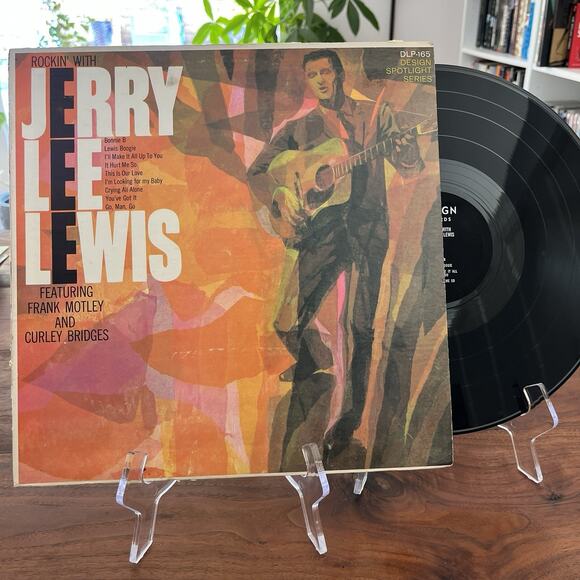 Rockin' With Jerry Lee Lewis Vinyl LP 1962 Design Records DLP-165 - Picture 1 of 15